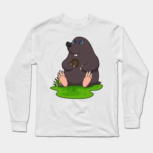 Mole Donut Long Sleeve T-Shirt